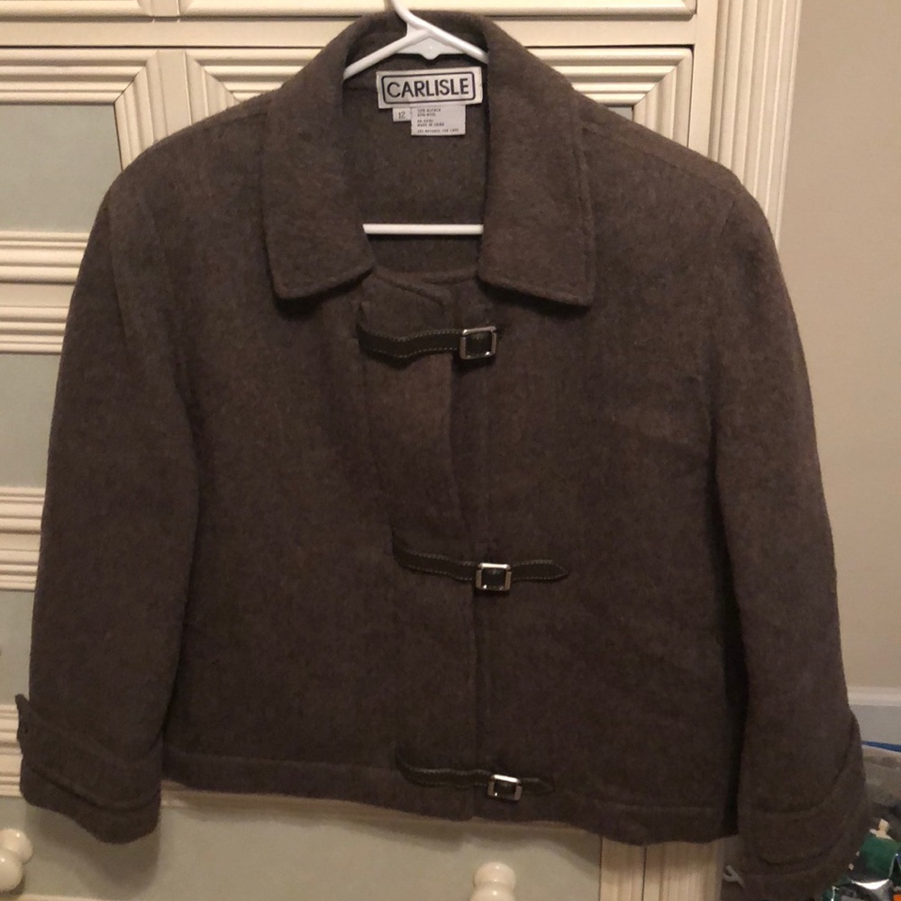 Carlisle designer wool and alpaca wool jacket